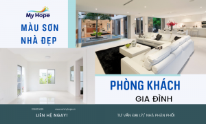 mau son nha dep phong khach gia dinh