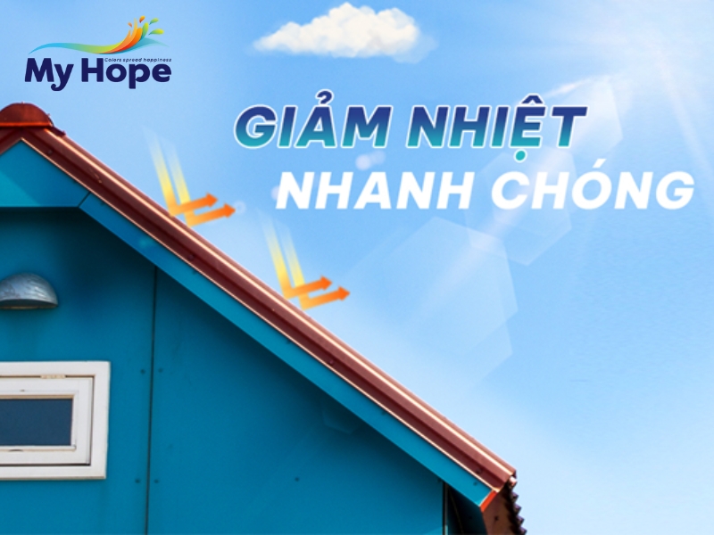 Hướng dẫn thi công sơn chống nóng mái tôn